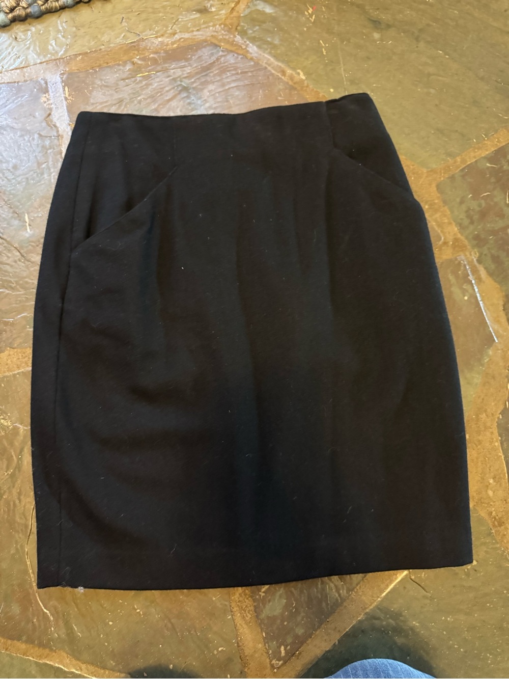 Vintage Peabody House Classic Black Women's Pencil Skirt